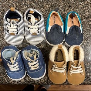 4 Pairs 6-12 Month Shoes